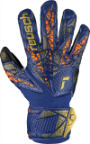 Reusch Attrakt Infinity Finger Support Junior 5472710 4411 blue orange front